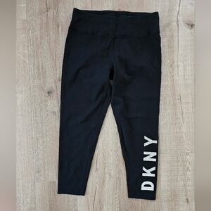 DKNY SPORT Logo Ankle Leggings